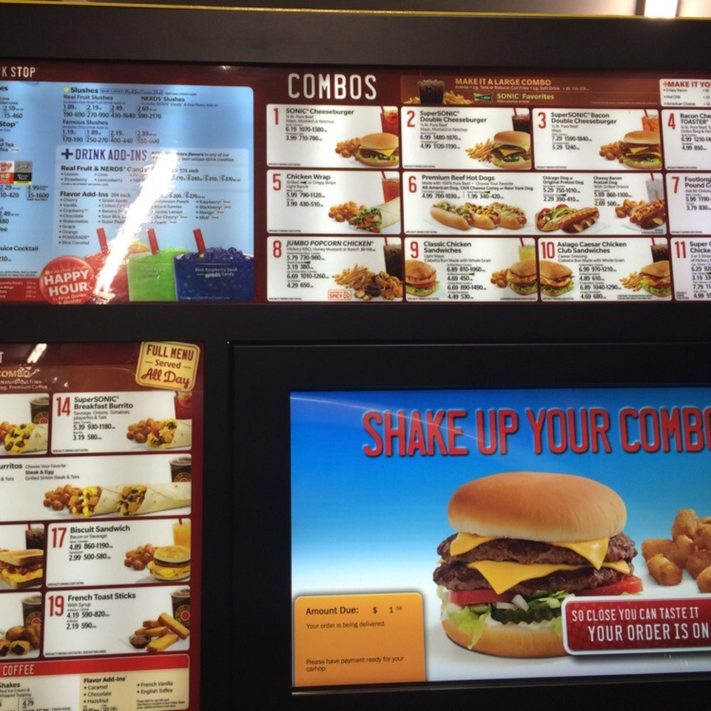 Sonic Drive-In - Sonic stall menu - Burgers Near Me - Atwater, California Sonic Drive-In - Sonic stall menu - Burgers Near Me - Atwater, California