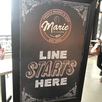 Marie Blachère - Great Neck - Inside sign - Line Starts here - Bakeries Near Me - Great Neck, New York Marie Blachère - Great Neck - Inside sign - Line Starts here - Bakeries Near Me - Great Neck, New York