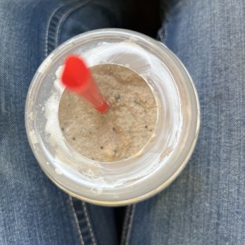 Tim Hortons - a cup of oatmeal with a straw in it - Coffee & Tea Near Me - Waverly, Ohio