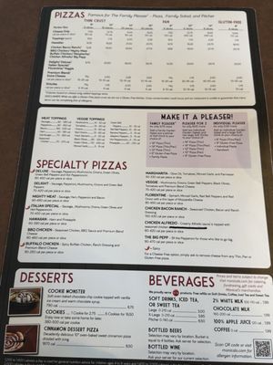 Menu photo 1 Monical's Pizza Indianapolis, IN Menu photo 1 Monical's Pizza Indianapolis, IN