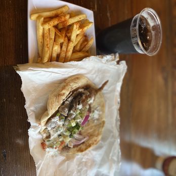 Olea - Lamb Gyro Platter - Mediterranean Near Me - Fayetteville, North Carolina Olea - Lamb Gyro Platter - Mediterranean Near Me - Fayetteville, North Carolina