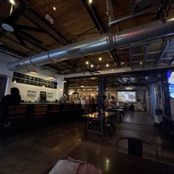 Inside seating and bar