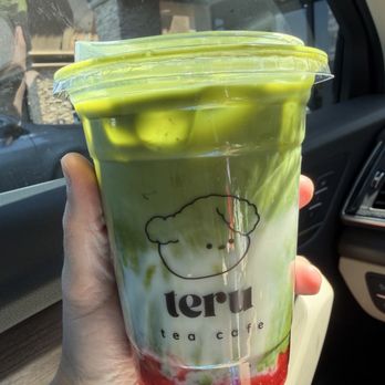 Teru Tea Cafe - Strawberry Matcha - Coffee & Tea Near Me - Las Vegas, Nevada