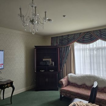 Bristol Hotel - Part of the room. Isn't this lovely. Bed unmade but delightfully comfortable - Hotels Near Me - Campbell, California Bristol Hotel - Part of the room. Isn't this lovely. Bed unmade but delightfully comfortable - Hotels Near Me - Campbell, California