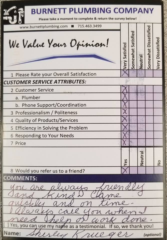 Slide of Burnett Plumbing