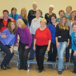 Alberta Gold Chorus - Some of the chorus ladies and I during our Monday night rehearsal.