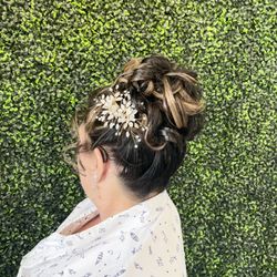 Mom of the groom formal updo