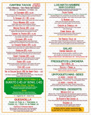 Menu photo 8 Fresco's Cantina Astoria, NY Menu photo 8 Fresco's Cantina Astoria, NY