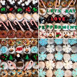 Mini Donuts of The Woodlands - Christmas themed