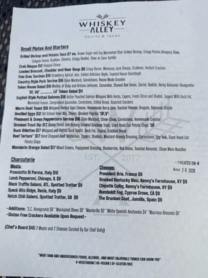 Menu photo 2 Whiskey Alley Aiken, SC Menu photo 2 Whiskey Alley Aiken, SC