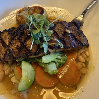 Mezzeluna - Salmon is delicious! - Greek Near Me - Cotati, California Mezzeluna - Salmon is delicious! - Greek Near Me - Cotati, California