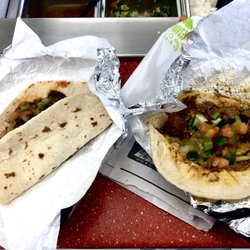 Laredo Taco Company - Carne Asada and Barbacoa Tacos. Cheese is extra btw.