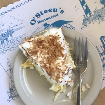 O'Steen's Restaurant - Outstanding coconut cream pie - Seafood Near Me - Saint Augustine, Florida O'Steen's Restaurant - Outstanding coconut cream pie - Seafood Near Me - Saint Augustine, Florida