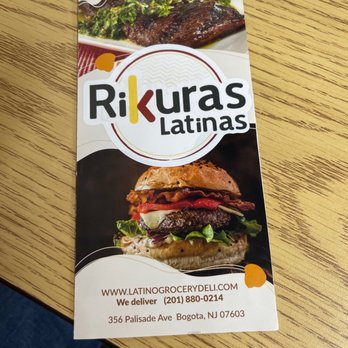 Rikuras Latinas - a menu for a restaurant - Colombian Near Me - Bogota, New Jersey Rikuras Latinas - a menu for a restaurant - Colombian Near Me - Bogota, New Jersey