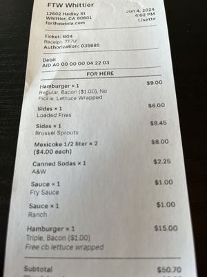 Menu photo 6 For The Win Whittier, CA Menu photo 6 For The Win Whittier, CA