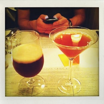 Rivington Greenwich - Oh beer and Ginger cocktail! - British Near Me - London, XGL