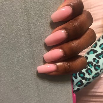 Elegant Nails & Spa - Bubble bath dip powder with tips - Nail Salons Near Me - Medford, Massachusetts