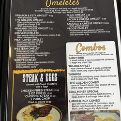 The Golden Star Family Restaurant - Menu