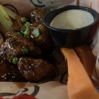 Lucy Cooper's Ice House - Korean Flavored Wings (Bone Out) - Bars Near Me - San Antonio, Texas Lucy Cooper's Ice House - Korean Flavored Wings (Bone Out) - Bars Near Me - San Antonio, Texas