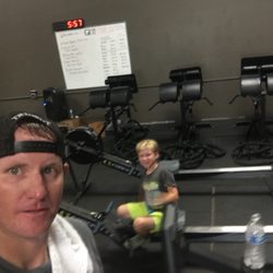 Grit Fitness Bako - Post work out with my son!!