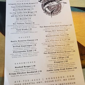 Hooked - Seafood Near Me - Ocean City, Maryland Hooked - Seafood Near Me - Ocean City, Maryland