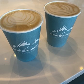 Monk & Mongoose - Lone Tree - Honey Latte and Carmel Latte - Coffee & Tea Near Me - Lone Tree, Colorado