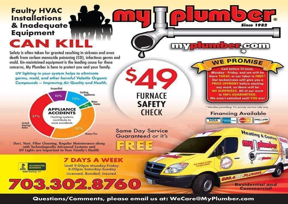 Slide of My Plumber Heating Cooling & Electrical