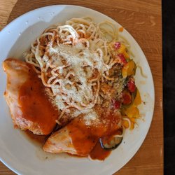 Kühnle - Mittagstisch. Hähnchen Filet mit Spagetti