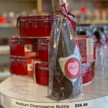 Winfield's Chocolate Bar - Champagne bottle - Desserts Near Me - Houston, Texas Winfield's Chocolate Bar - Champagne bottle - Desserts Near Me - Houston, Texas