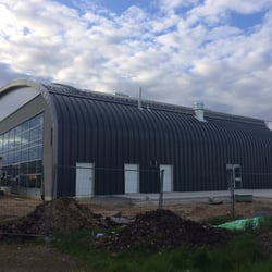 Hugo Junkers Hangar - Seitenansicht