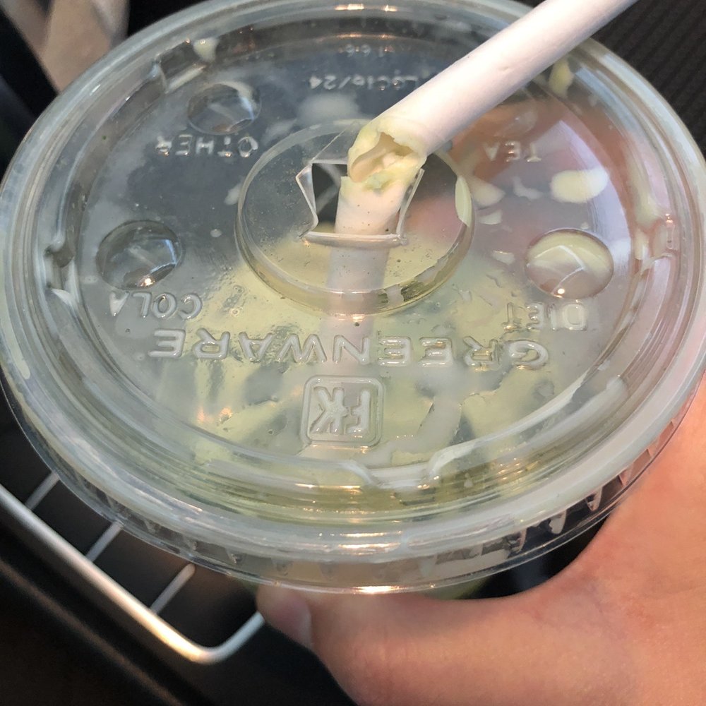 Groundwork Coffee - Clearly, these plastic lids are not meant to be used with paper straws. - Coffee & Tea Near Me - Los Angeles, California Groundwork Coffee - Clearly, these plastic lids are not meant to be used with paper straws. - Coffee & Tea Near Me - Los Angeles, California