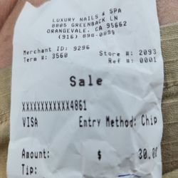 Luxury Nails & Spa - What a scam and Senior Abuse