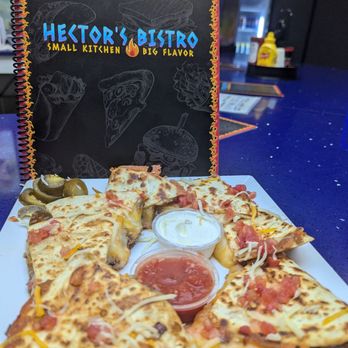 Hector's Bistro - Philly cheese steak quesadilla - Burgers Near Me - South Amboy, New Jersey Hector's Bistro - Philly cheese steak quesadilla - Burgers Near Me - South Amboy, New Jersey