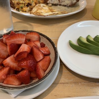 Urban Egg - Belleview - Fresh Strawberries and added Avocado - Breakfast & Brunch Near Me - Denver, Colorado Urban Egg - Belleview - Fresh Strawberries and added Avocado - Breakfast & Brunch Near Me - Denver, Colorado