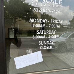 Upscale Cleaners - Says be back in 30 mins Signs been up over hour half & it's about to close smh