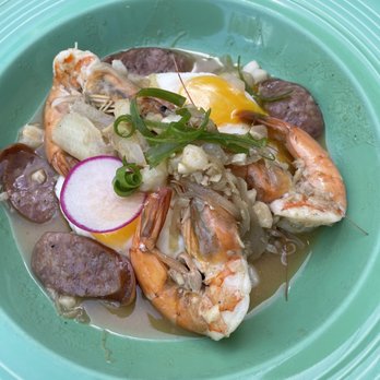 Scratch Kitchen - Creole Shrimp n Sausage Grits - Breakfast & Brunch Near Me - Honolulu, Hawaii Scratch Kitchen - Creole Shrimp n Sausage Grits - Breakfast & Brunch Near Me - Honolulu, Hawaii
