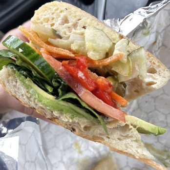 Pressed Cafe - Veggie panini is good! - Coffee & Tea Near Me - Nashua, New Hampshire