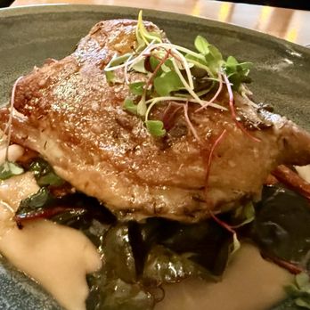 Charcoal - Duck confit - New American Near Me - Edmonds, Washington Charcoal - Duck confit - New American Near Me - Edmonds, Washington