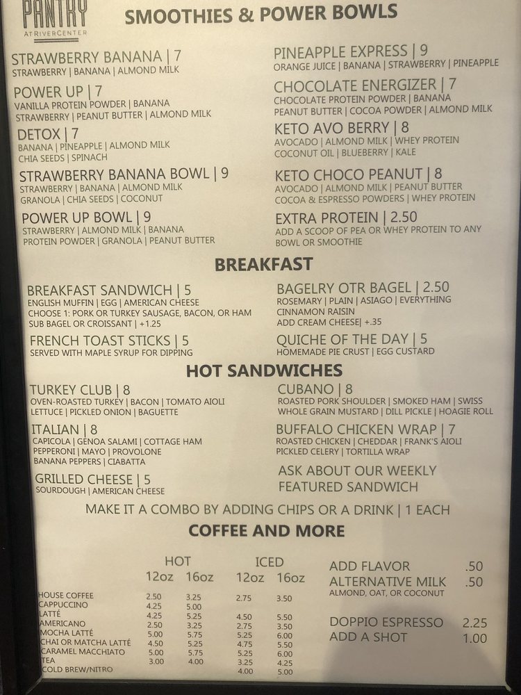 Market Menu 730am6pm weekdays and 8am4pm weekends. Cafe Menu 10am2pm weekdays and 9am2pm