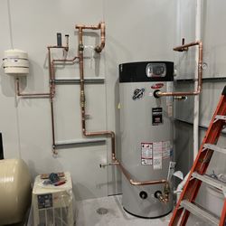 Parker Services Plumbing - Factory water heater and pipe install 2