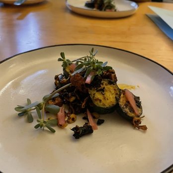 Cook Weaver - Xo sauce veggies and summer squash - Modern European Near Me - Seattle, Washington Cook Weaver - Xo sauce veggies and summer squash - Modern European Near Me - Seattle, Washington