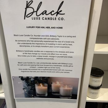 Black Luxe Candle - Candle Stores Near Me - Chicago, Illinois Black Luxe Candle - Candle Stores Near Me - Chicago, Illinois