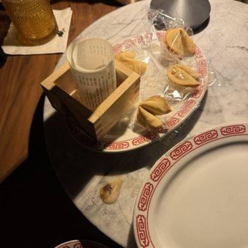 Blackbird Modern Asian - The bill and house made fortune cookies - Bars Near Me - Jupiter, Florida