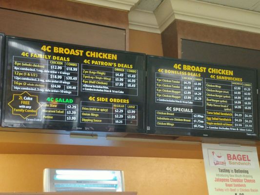 Menu photo 7 4C Broast Chicken Toronto, ON