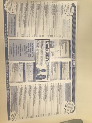 Menu photo 8 Uncle Bill's Pancake House Ocean City, NJ Menu photo 8 Uncle Bill's Pancake House Ocean City, NJ