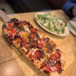 The Cheesecake Factory - Lunch Flatbread Pizzas and Salad