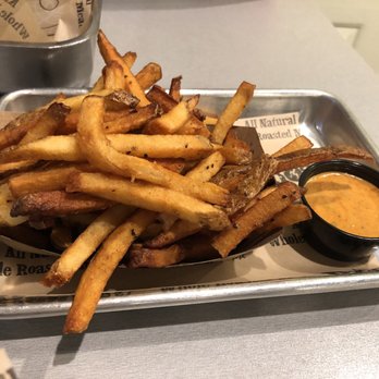Roast Sandwich House - Fries and fry sauce. - Sandwiches Near Me - Melville, New York