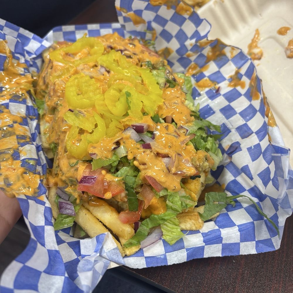 Yasu Guys - Chicken Greecie Fries (Loaded Fries) - Greek Near Me - Van nuys , California Yasu Guys - Chicken Greecie Fries (Loaded Fries) - Greek Near Me - Van nuys , California