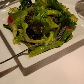 Osteria Italian - Simple house salad but tasty house dressing and fresh. - Italian Near Me - Cleveland, Ohio