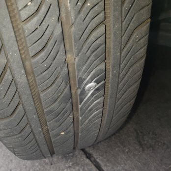 Budget Rent A Car - Warn down screw in tire - Car Rental Near Me - San Jose, California Budget Rent A Car - Warn down screw in tire - Car Rental Near Me - San Jose, California